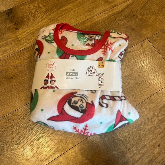 Elf on the Shelf kids pajamas size 10/12 nwt - Picture 1 of 6
